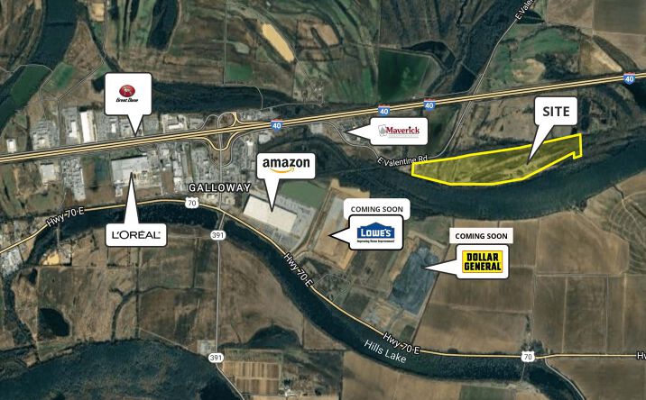 Pictures of Land property located at I-430 & Galloway, North Little Rock, AR 72118 for sales - image #1