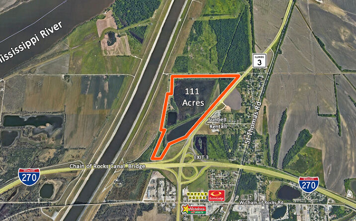 Pictures of Land property located at Route 3 and I-270, Granite City, IL 62040 for sales - image #1