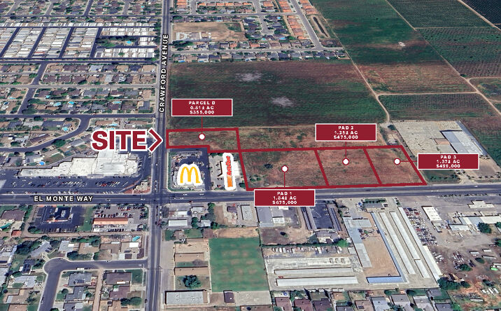 image of property at 1931 E EL MONTE WAY Dinuba CA 93618