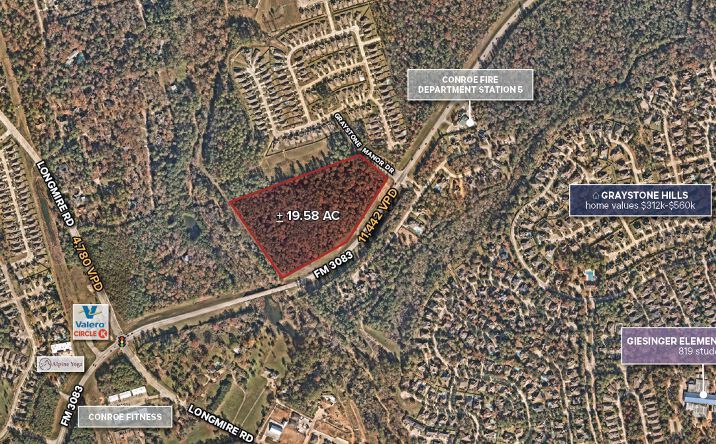 Pictures of Land property located at 3083 Graystone Manor Drive, Conroe, TX 77304 for sales - image #1