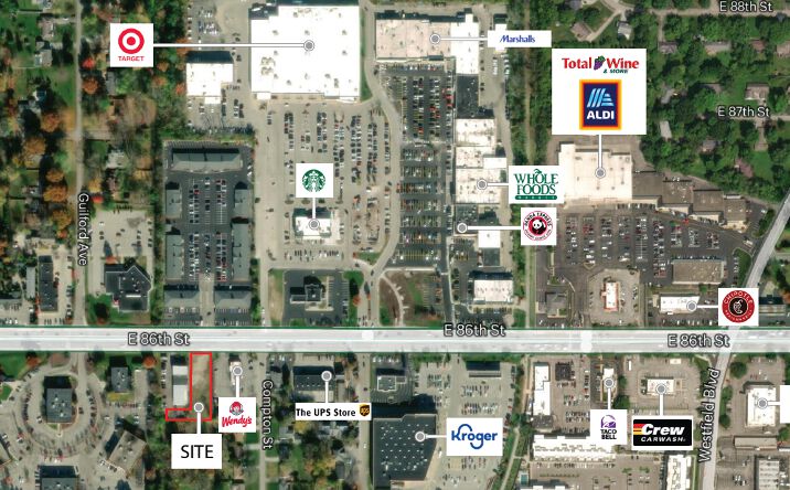 Pictures of Land property located at 1005 E 86th St, Indianapolis, IN 46240 for sales - image #1