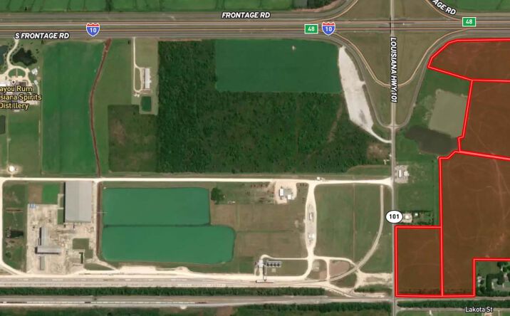 Pictures of Land property located at Frontage Rd S, Iowa, LA 70647 for sales - image #1