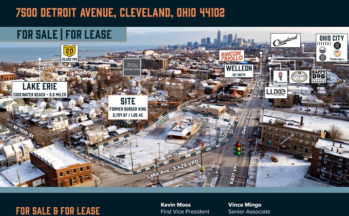 Pictures of Retail property located at 7500 Detroit Ave, Cleveland, OH 44102 for sales - image #1