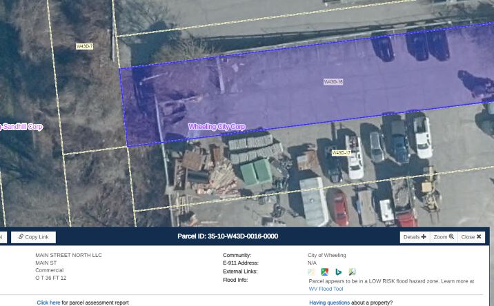 Pictures of Land property located at 947 Main St, Wheeling, WV 26003 for sales - image #1