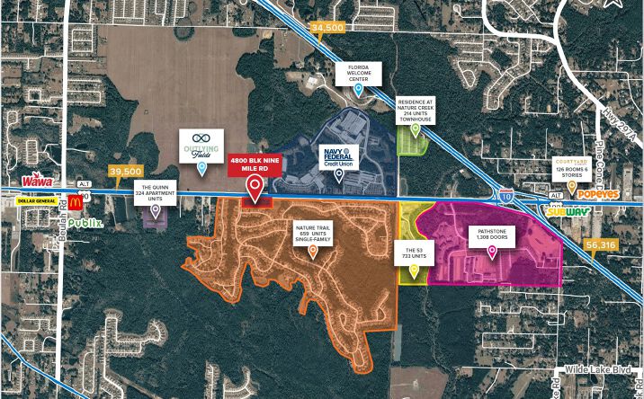 Pictures of Land property located at 4800 W 9 Mile Rd, Pensacola, FL 32526 for sales - image #1
