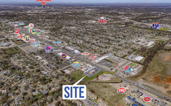 Pictures of Retail property located at 5008 SE 29th St, Oklahoma City, OK 73115 for sales - image #1