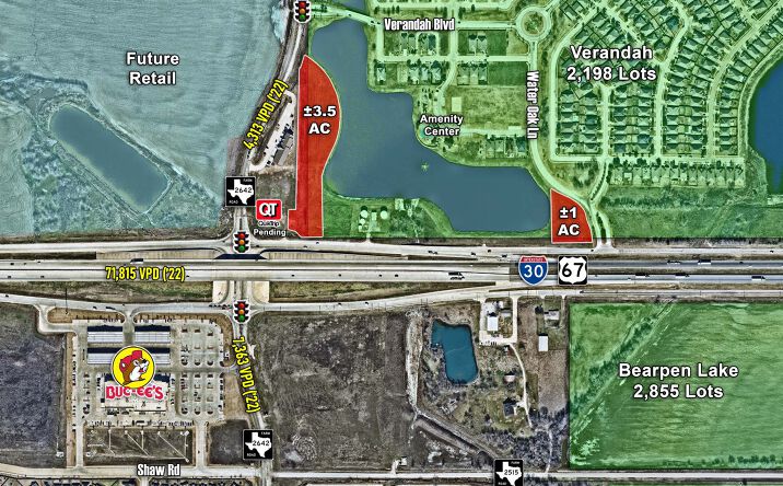 Pictures of Land property located at NEQ of I-30 & FM 2642, Royse City, TX 75189 for sales - image #1