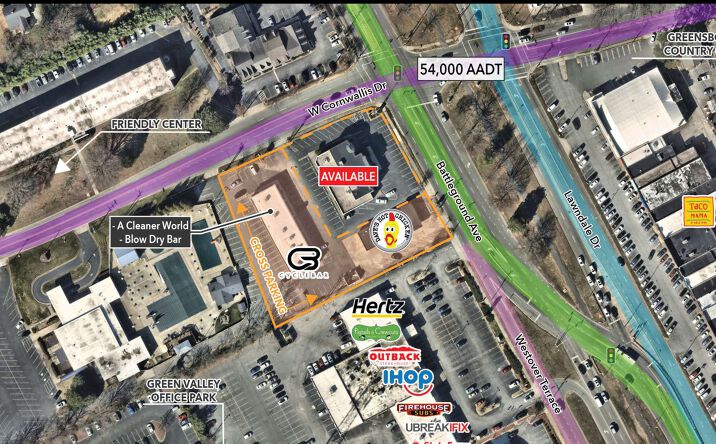 Pictures of Retail property located at 1951 Battleground Ave, Greensboro, NC 27408 for comps - image #1