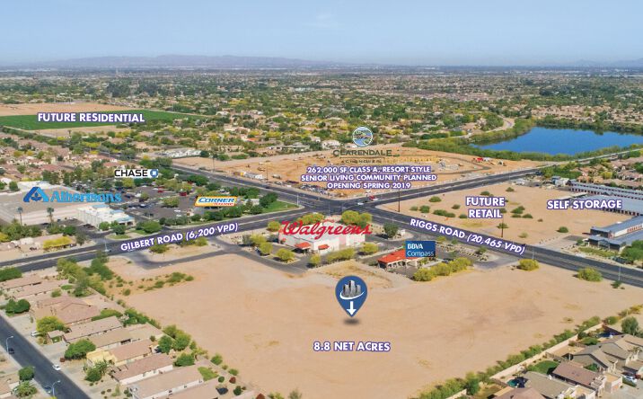 Pictures of Land, Special Purpose property located at SEC Gilbert Road & Riggs Road, Chandler, AZ 85249 for comps - image #1
