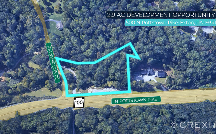 Pictures of Land property located at 500 N Pottstown Pike, Exton, PA 19341 for sales - image #1