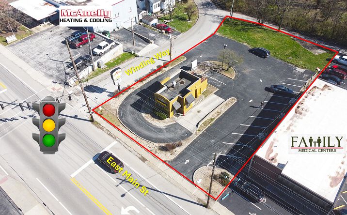 Pictures of Retail property located at 599 E Main St, Frankfort, KY 40601 for comps - image #1