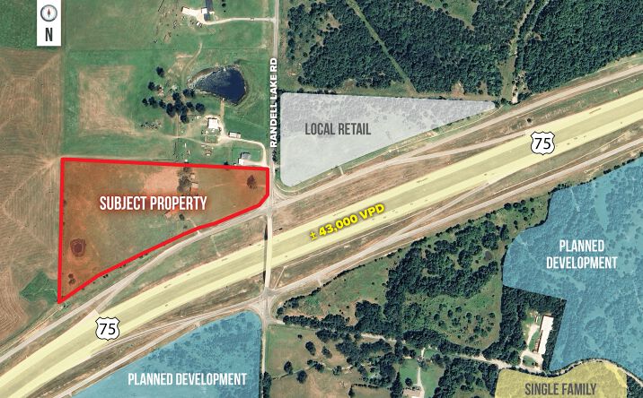 Pictures of Land property located at 3515 N US HIGHWAY 75, Denison, TX 75020 for sales - image #1