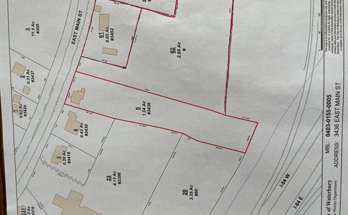 Pictures of Land property located at 3452 E Main St, Waterbury, CT 06705 for sales - image #1