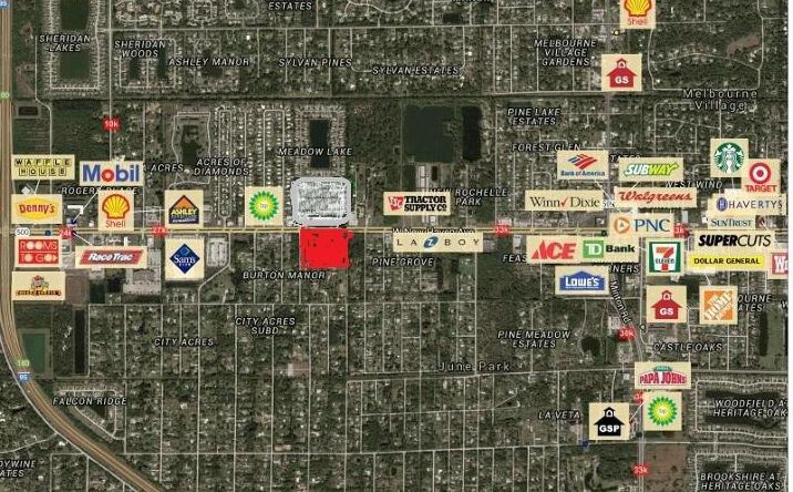 Pictures of Land, Hospitality property located at 3865 W New Haven Avenue, Melbourne, FL 32904 for sales - image #1