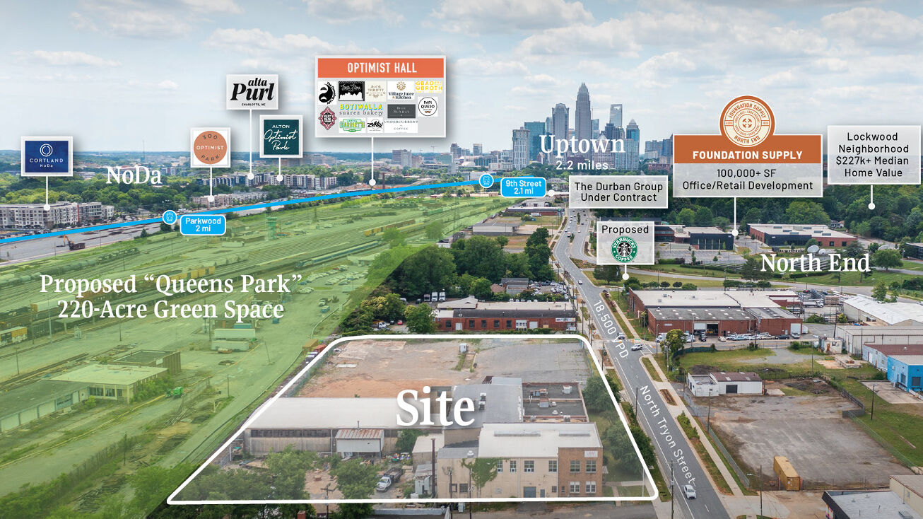 2130 N Tryon Street, Charlotte, NC 28206 Mixed Use Property for Sale