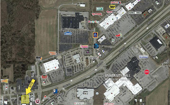Pictures of Retail property located at 1025 East Main Street, Carbondale, IL 62901 for comps - image #1