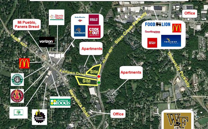 Pictures of Land property located at 2440 Fairlawn Drive, Winston-Salem, NC 27106 for sales - image #1