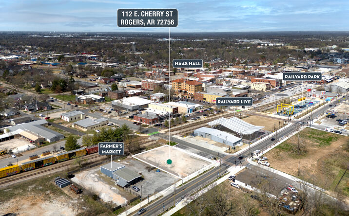 Pictures of Retail property located at 112 E Cherry St, Rogers, AR 72756 for sales - image #1