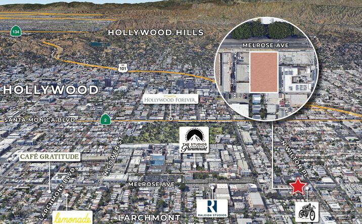 Pictures of Land property located at 5212 Melrose Ave, Los Angeles, CA 90038 for sales - image #1