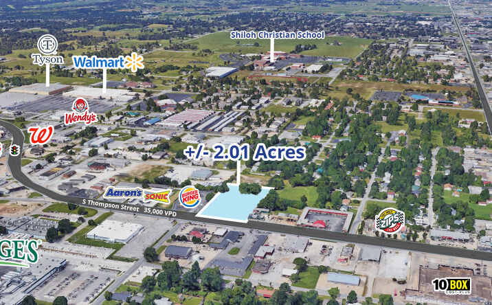 Pictures of Land property located at 1214 S Thompson St, Springdale, AR 72764 for sales - image #1