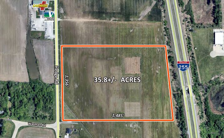 Pictures of Land property located at Madison Ave & Hedge Rd, Roxana, IL 62084 for sales - image #1