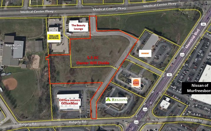 Pictures of Land property located at Medical Center Pkwy, Murfreesboro, TN 37129 for sales - image #1