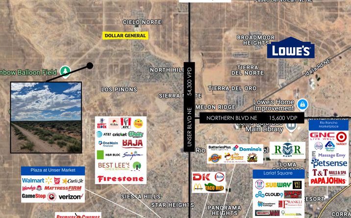 Pictures of Land property located at 18th Ave NE, Rio Rancho, NM 87144 for sales - image #1
