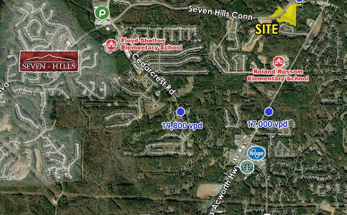 Pictures of Land property located at Seven Hills Connector, Acworth, GA 30101 for sales - image #1