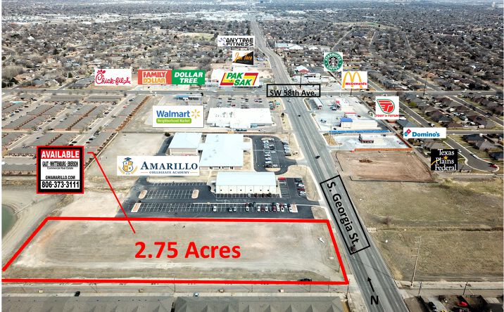 Pictures of Land property located at 6150 S Georgia St, Amarillo, TX 79118 for sales - image #1