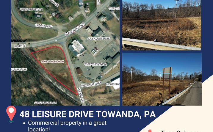 Pictures of Hospitality, Land, Office, Retail property located at 48 Leisure Dr, Towanda, PA 18848 for sales - image #1