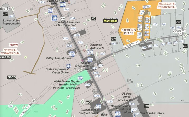 Pictures of Land, Mixed Use, Retail property located at 1173 Yadkinville Rd, Mocksville, NC 27028 for sales - image #1