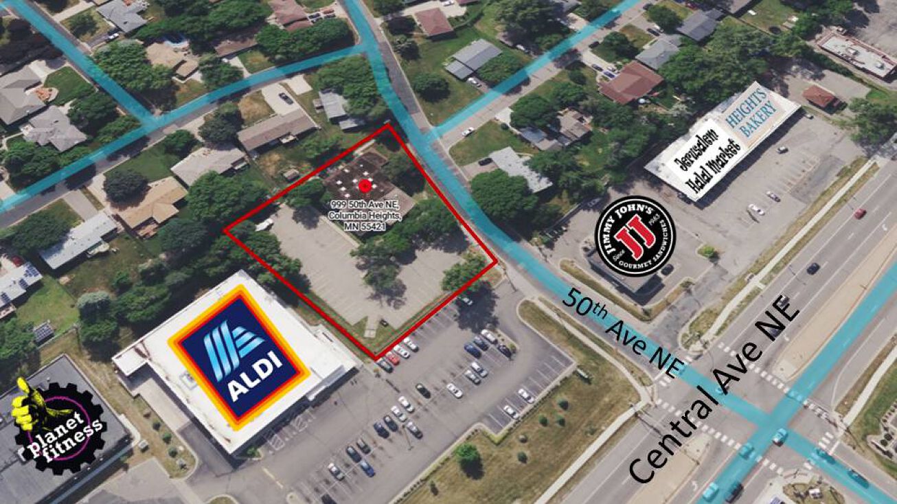 Pictures of Mixed Use, Office, Retail, Senior Living property located at 999 50th Ave NE, Columbia Heights, MN 55421 for sales - image #1