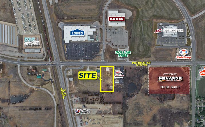 Pictures of Land property located at SEC of K-15 & Patriot Development Land, Derby, KS 67037 for sales - image #1