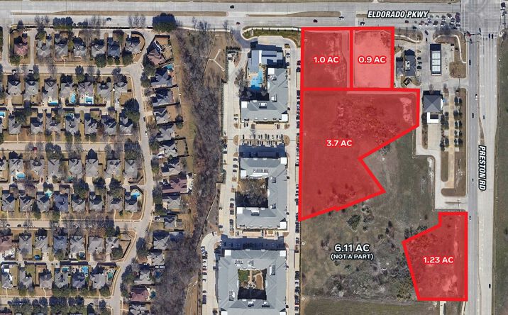 Pictures of Land property located at SWC of Eldorado Pkwy & Preston Rd, Frisco, TX 75033 for sales - image #1