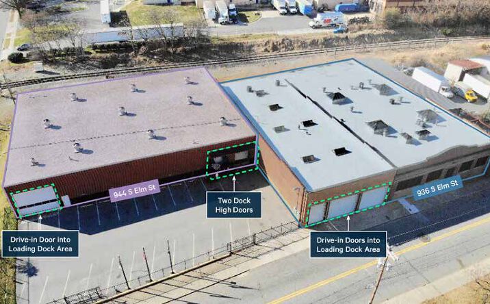 Pictures of Office, Industrial property located at 936-944 S. Elm Street, Greensboro, NC 27406 for sales - image #1