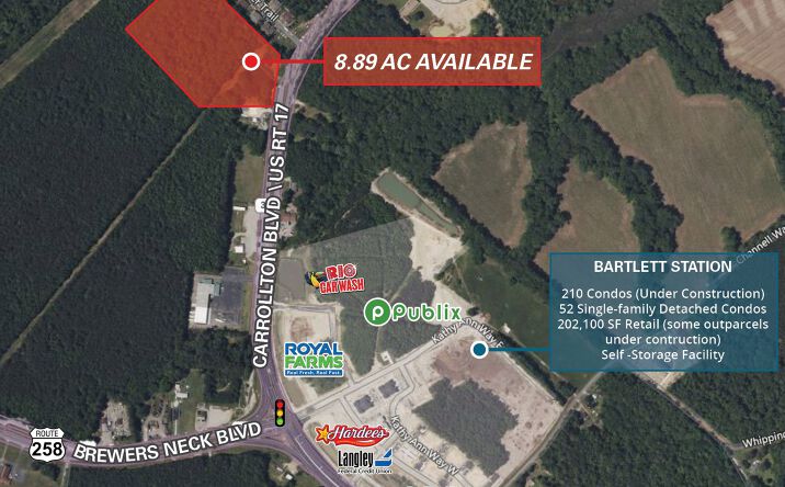 Pictures of Land property located at 14100 Carrollton Blvd, Carrollton, VA 23314 for sales - image #1