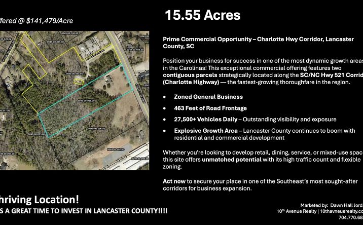 Pictures of Land property located at 2383 Charlotte Hwy, Lancaster, SC 29720 for sales - image #1