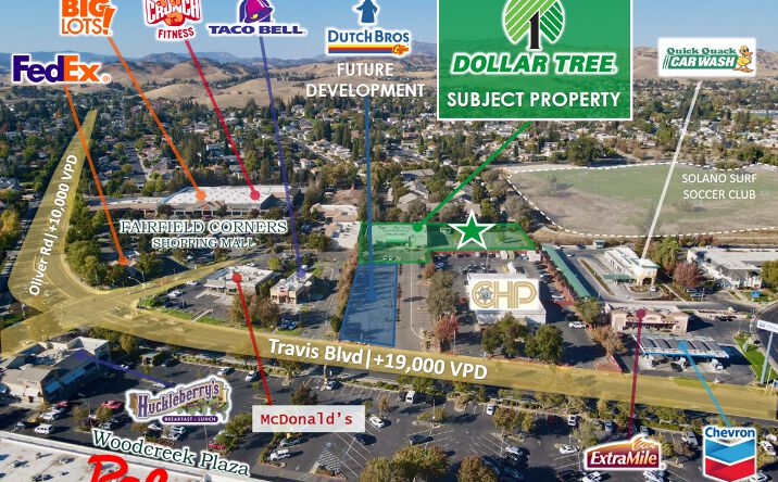 Pictures of Retail property located at 3060 Travis Blvd, Fairfield, CA 94534 for sales - image #1