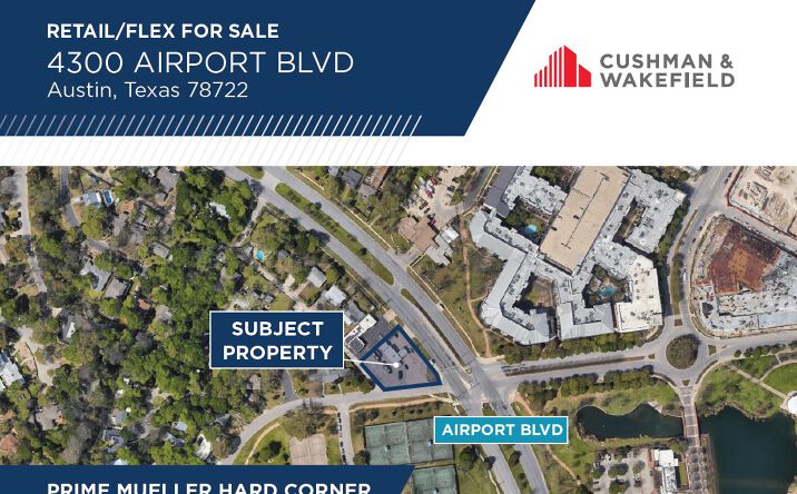 Pictures of Industrial, Land, Mixed Use, Retail property located at 4300 Airport Blvd, Austin, TX 78722 for sales - image #1