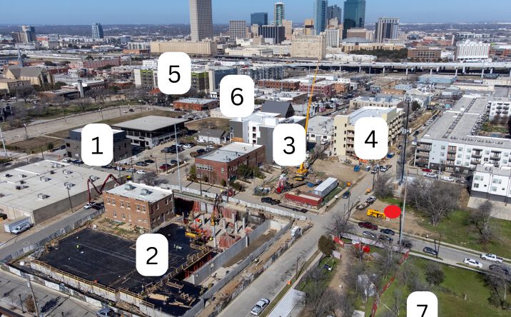 Pictures of Land property located at 457 Crawford St, Fort Worth, TX 76104 for sales - image #1