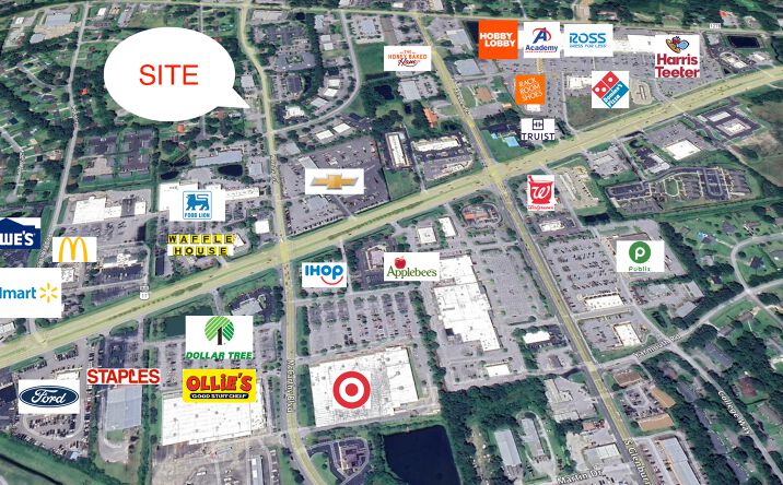 Pictures of Land property located at 1390 McCarthy Blvd, New Bern, NC 28562 for sales - image #1