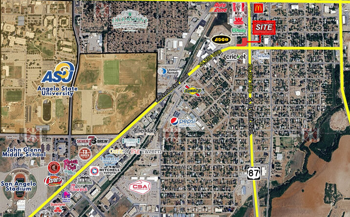 Pictures of Land property located at 2013 S Bryant Blvd, San Angelo, TX 76903 for sales - image #1