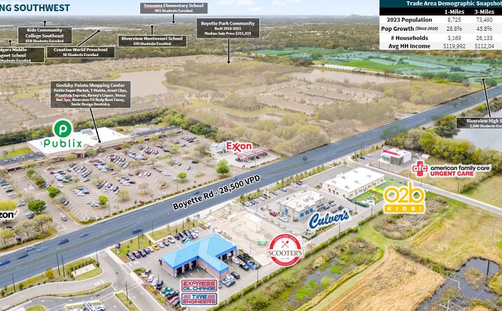 Pictures of Retail property located at 11662 Boyette Rd, Riverview, FL 33569 for comps - image #1