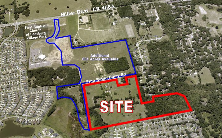 Pictures of Land property located at Pine Ridge Dairy Rd, Fruitland Park, FL 34731 for sales - image #1