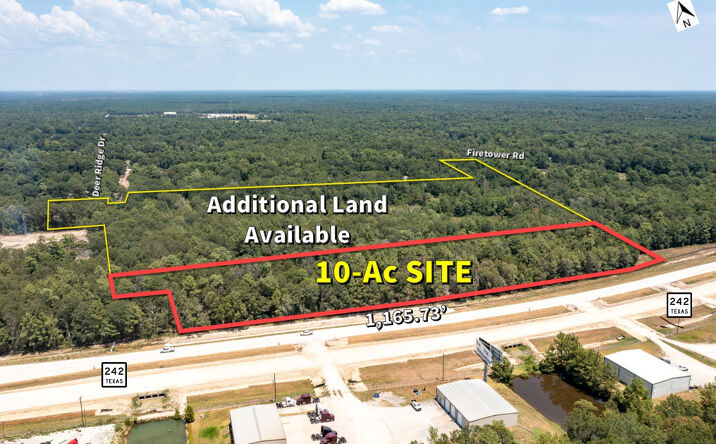 Pictures of Land property located at 19945 TX-242, Conroe, TX 77306 for sales - image #1