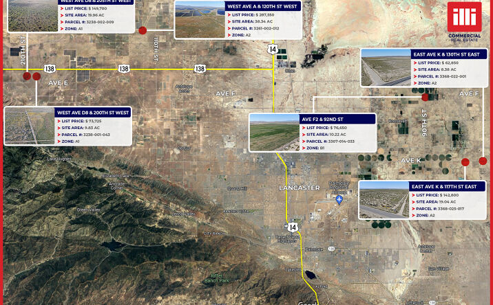 Pictures of Land property located at West Ave. A/120 Street West, Lancaster, CA 93560 for sales - image #1