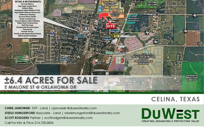 Pictures of Land property located at 399 E Malone St, Celina, TX 75009 for sales - image #1