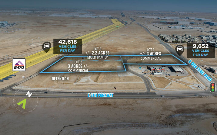 Pictures of Land property located at NWC E 6th Parkway & Gun Club Road, Aurora, CO 80018 for sales - image #1