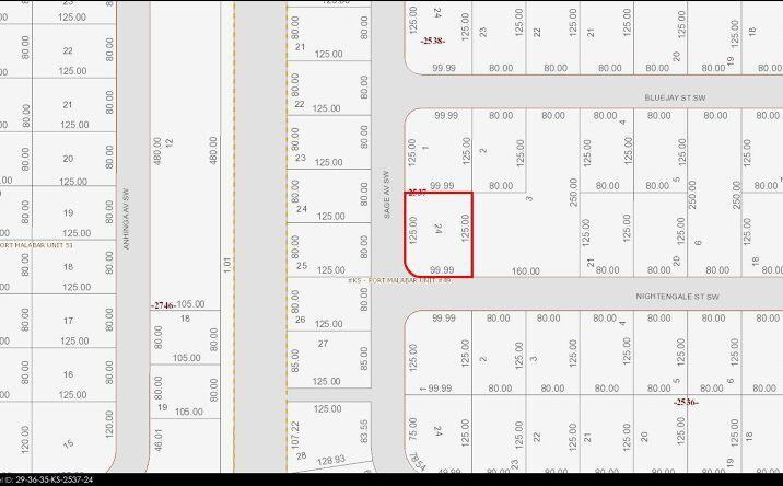 image of property at 895 NIGHTINGALE STREET SW Palm Bay FL 32908