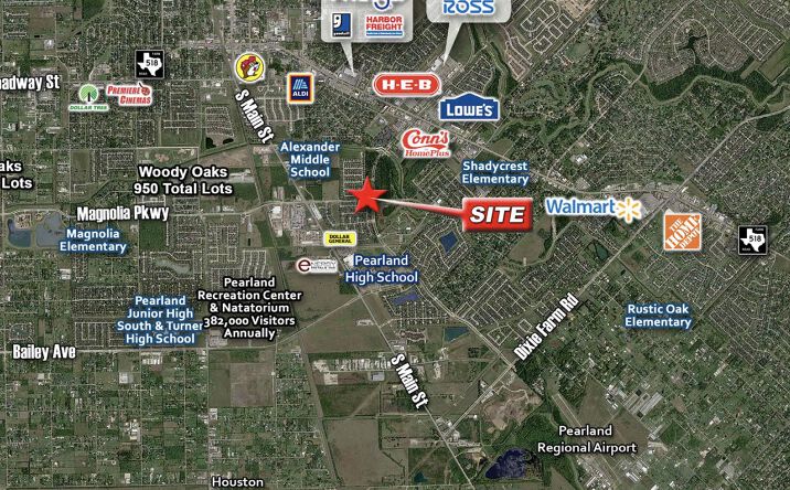 Pictures of Land property located at 3135 John Lizer Rd, Pearland, TX 77581 for sales - image #1